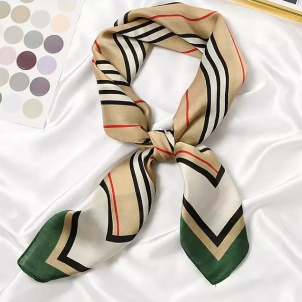 Large Silky Scarf For Head Neck Hair Bag 28x28